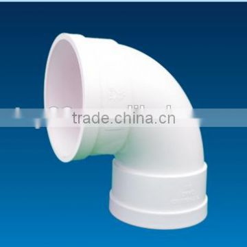 Professional Produce 90 degree elbow, PVC pipe Fitting for water sewage