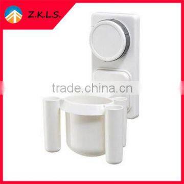 Household Home Wall Plastic Toothpaste And Toothbrush Holder photo-4