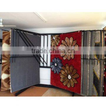Floor Standing Multi-Ways Metal Display Rack for Carpet photo-4