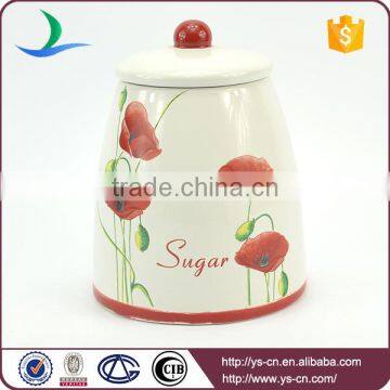 Wholesale Ceramic Tea Sugar And Coffee Canister Food Jar photo-2