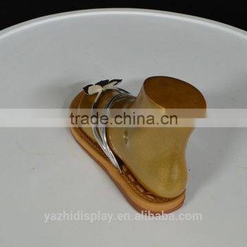 Fashion Flip-flops Display Golden Mannequin Feet and Foot for Shoes Display photo-4