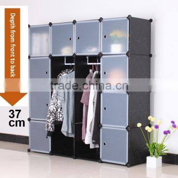 Multi Use DIY Plastic Wardrobe Storage Organiser Fashion Bedroom Furniture,Bookcase,toy,ect For Young People With Young Entrepre