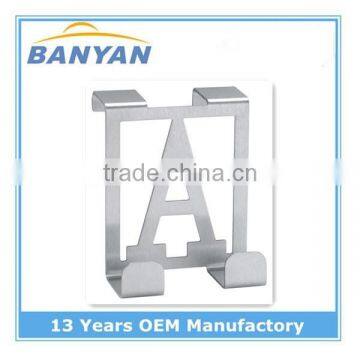 A Shape Over the Door Hook Stainless Steel Hanging Hook,stainless Steel Single Coat Hook,metal Coat Hook Letter Shape Hooks photo-2