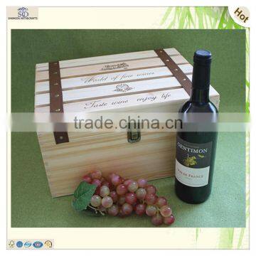 Wholesale Unfinished Six Packs Europe Wood Beer Wine Box photo-6