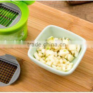 Cy283 Mini Multifunction 2 Stainless Steel Blades Garlic Press Chopper Mincer photo-5
