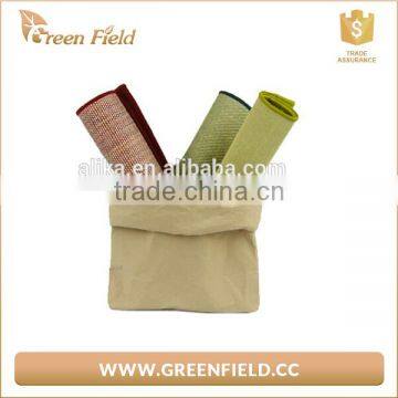 Natural Material of Washable Kraft Paper Storage Keeper Bag Buggy Bag photo-2