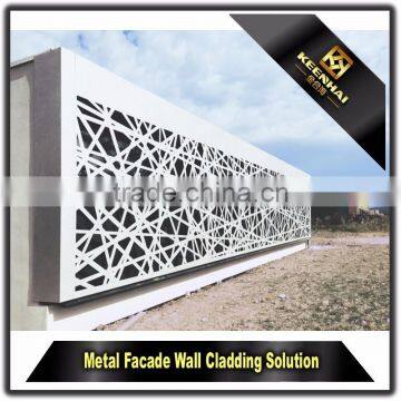 Laser Cutting Exterior Decorative Aluminium Perforated Facade Panel