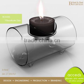 Handmde Cheap Replacement Wholesale Glass Candle Holder