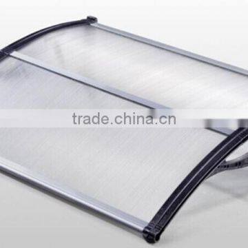 DIY Awning Extension Polycarbonate Door Canopy With Plastic Brackets photo-2