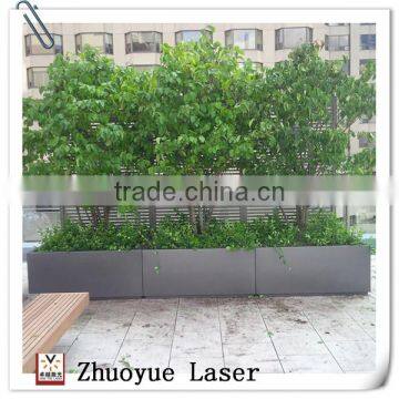 Stainless Steel Flower Planters With Laser Cutting Bending and Welding/sheet Metal Farication/metal Flower Pots Fabrication photo-3