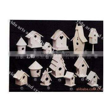 Hot Sale Wooden Craft Wooden Bird Cage photo-2
