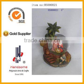 2.5 Inch Home Desk Decoration Religious Items Holy Family Water Ball photo-6