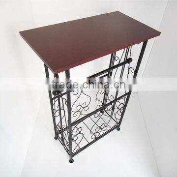 Metal Frame Iron Brace French Style Kitchen Bathroom Side Table photo-5