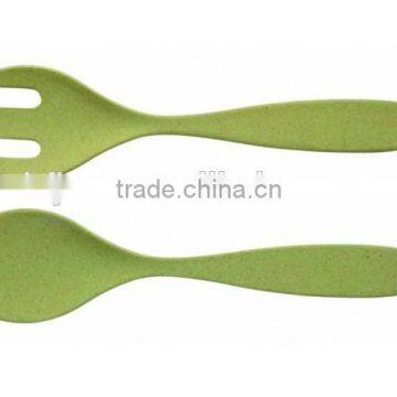 Irregular shape creative bio-degradable bamboo fiber spoon