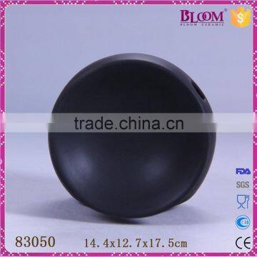 Factory Direct Sale Matt Black Ceramic Oil Burner photo-5