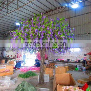 Wedding decorative artificial wisteria flower tree for sale