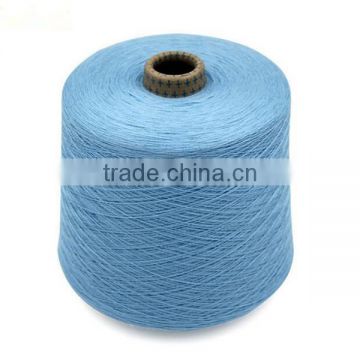 100% compact spinning mercerized cotton yarn colored yarn 32s/2 for weaving