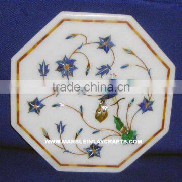 Marble Inlay Plate, Inlay Marble Plates