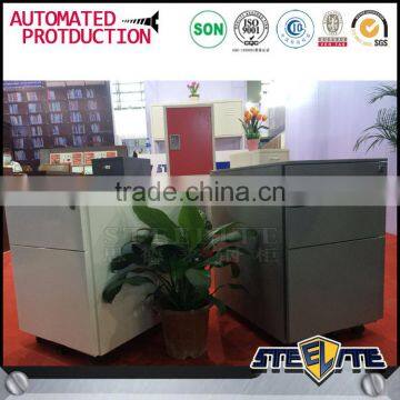Office 3 Drawer Mobile Pedestal Cabinet Office Rollers for Metal File Cabinet Drawer Cabinet photo-2