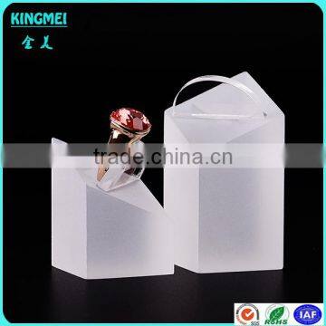 2015 Hot Sale Acrylic Single Ring Holder Display,acrylic Jewelery Display Stand for Window photo-4