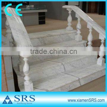 Marble handrail indoor balusters