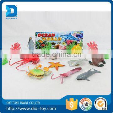 Brand new dinosaur king rubber toy sea animals with low price dinosaur fossils