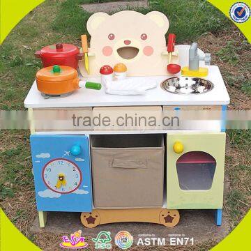 Wholesale Baby Wooden Kitchen Toy Set, Fashion Kids Wooden Kitchen Toy Set, Popular Children Wooden Kitchen Toy Set W10C147 photo-6