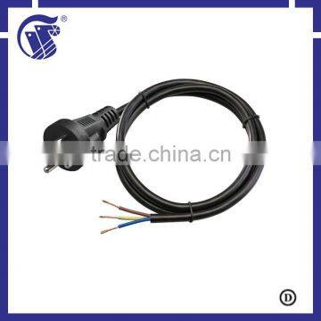 220V Home appliance3 pin european standard ac power cord