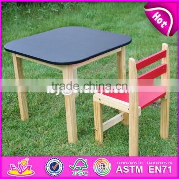 2017 New design home / school / high quality wooden kids study desk W08G180