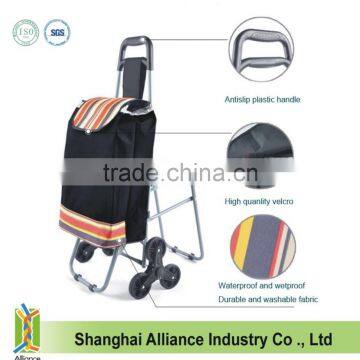 3 Wheels Stair Climber Foldable Shopping Trolley Bag With Seat photo-2