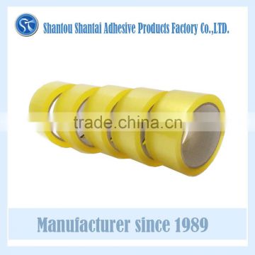 opp yellowish adhesive sealing tape for Korea factory