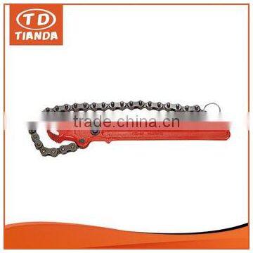 AMERICAN AND EUROPEAN STYLE CRV HEAVY DUTY DROP FORGED CHAIN PIPE WRENCH photo-5