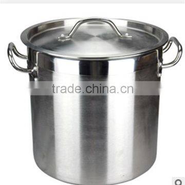 Tall Straight-shaped Non-magnetic Stainless Steel Stockpot/commercial Stock Pot/soup Bucket photo-5
