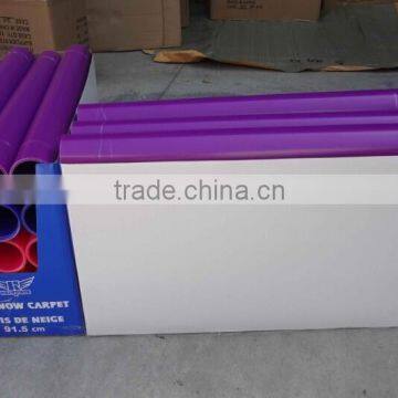 NEW Vintage Wacky Karpet SLED Flexible Plastic Roll up Flying Carpet SNOW 18x36" photo-2