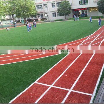 artificial turf for school running track project