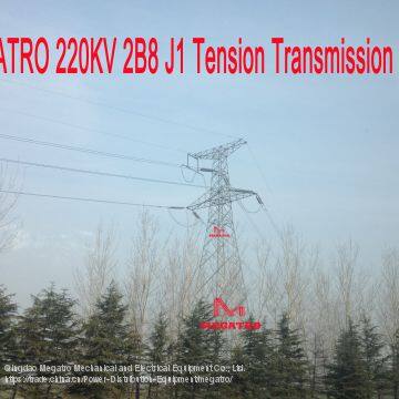 MEGATRO 220KV 2B8 J1 Tension Transmission Tower photo-3
