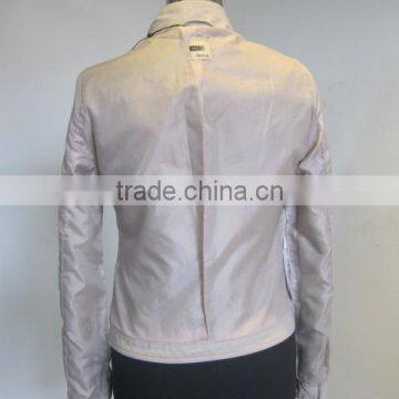 Anti-Wrinkle Feature and Winter Season Ladies PU Leather Jacket photo-6