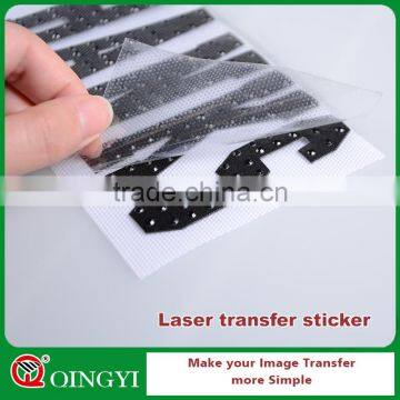 QingYi best quality hologram sticker for fabric