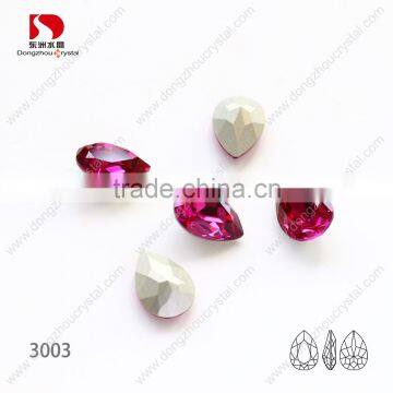 Beautiful machine cut water crystal fancy stone for exquisite accessories