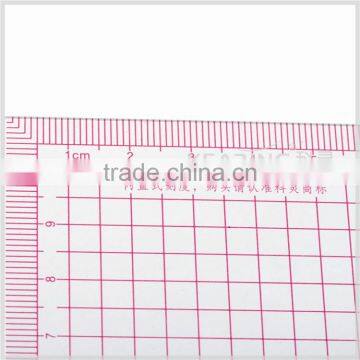 Kearing Soft Plastic Trasparent Sewing Quilting Ruler 110*150mm Built-in Calibration for Handicraft Pattern Making# 8010 photo-4