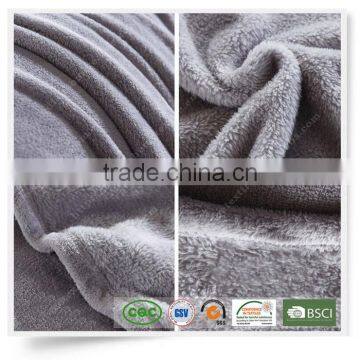 New Style Polar Plain Super Soft Glossy Flannel Blanket Factory Price High Quality Wholesale photo-4