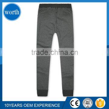 Cheap Drawstring Waist Brushed Fleece Custom Pants photo-2