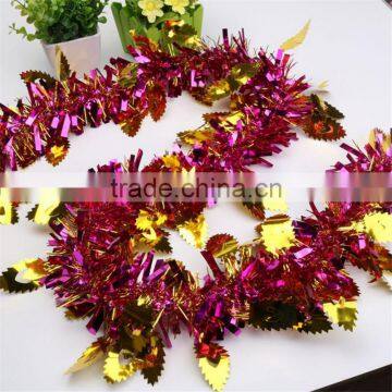 Good Quality Christmas Tree Decorations Tinsel Garland Colorful Large Indoor Decoration Wholesale photo-4