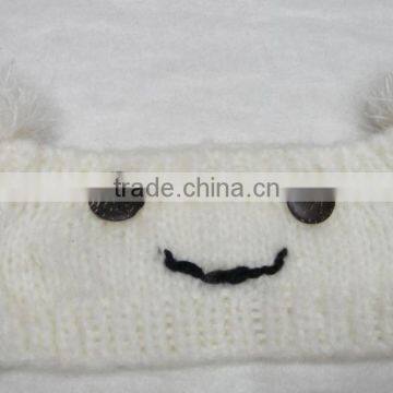 2016 Fashion Mohair Winter Hot Popular Button Knitted Hot Headband photo-4