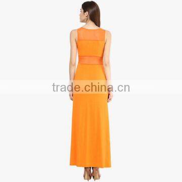Chinese Clothing Manufacturers Dress Bodycon Dress, Evening Dress Orange Colour, Maxi Dress photo-2