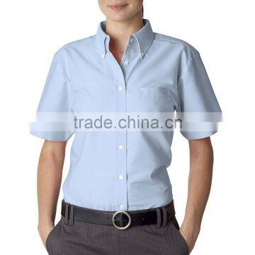 Fashion Solid Color Lady Office Blouse Custom Wholesale by OEM Factory photo-5