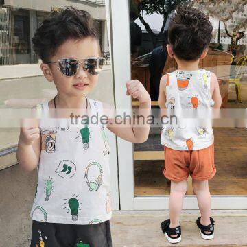 S17363A Latest New Model Funny Boy Tank Tops