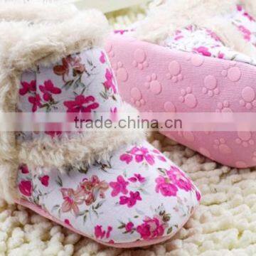 Red Color New Design Boots Baby Winter Shoes for Baby Girls Boots photo-3