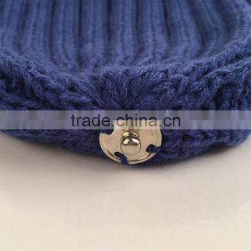 Myfur Winter Warm Couple Hat With Genuine Raccoon Fur Bobble Knit Hat photo-4