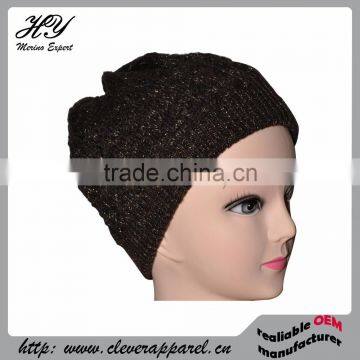 100% Superfine Merino Wool Fashion Jacquard Beanie photo-3